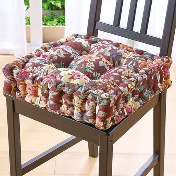 「高級ゴブラン織厚みたっぷりクッキークッション（チェアカバー・チェアパッド）」｜詳細画像