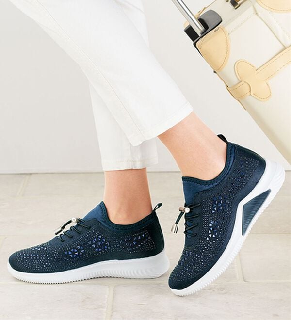 ルフラン（ルフラン）の「ビジュー付きレースアップスニーカー（スニーカー）」｜詳細画像