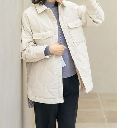 ルフラン（ルフラン）の「ゆったりが可愛い今どきキルトジャケット（その他ジャケット）」