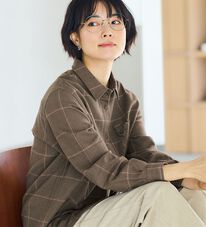 BELLUNA（ベルーナ）の「《ＨｕｇＲｅａｍコットン》ポケットシャツ（シャツ）」