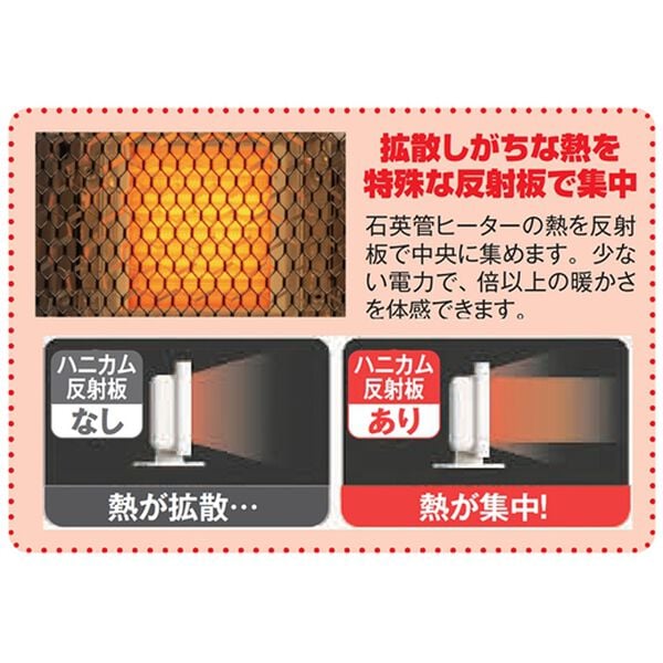 「省エネリフレクトストーブ　リフレカ（ストーブ・ヒーター）」｜詳細画像