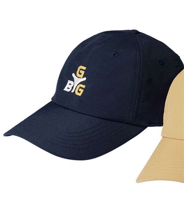 「＜ゴールデンベアゴルフ＞遮熱ゴルフキャップ（メンズ帽子）」｜ネイビー