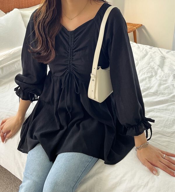 GeeRA（ジーラ）の「２ＷＡＹドロストブラウス（ブラウス）」｜詳細画像