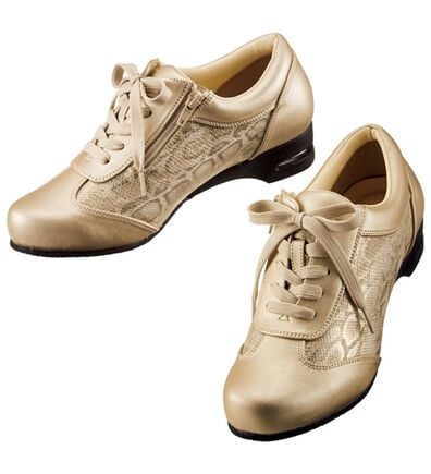 ルフラン（ルフラン）の「＜ラシーナコンフォート＞ほっそり見え４Ｅエレガントシューズ（スニーカー）」