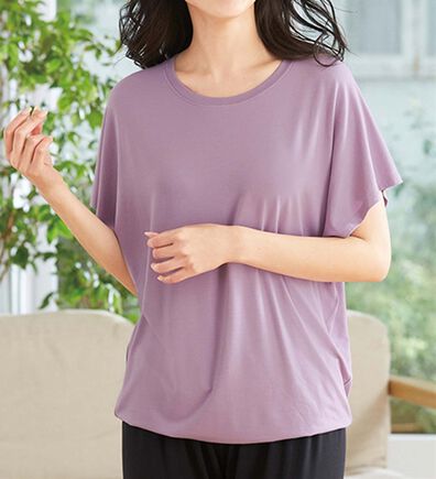 LAVIENNE（ラヴィエンヌ）の「サラッと快適リラックスドルマントップス（スポーツウェア）」