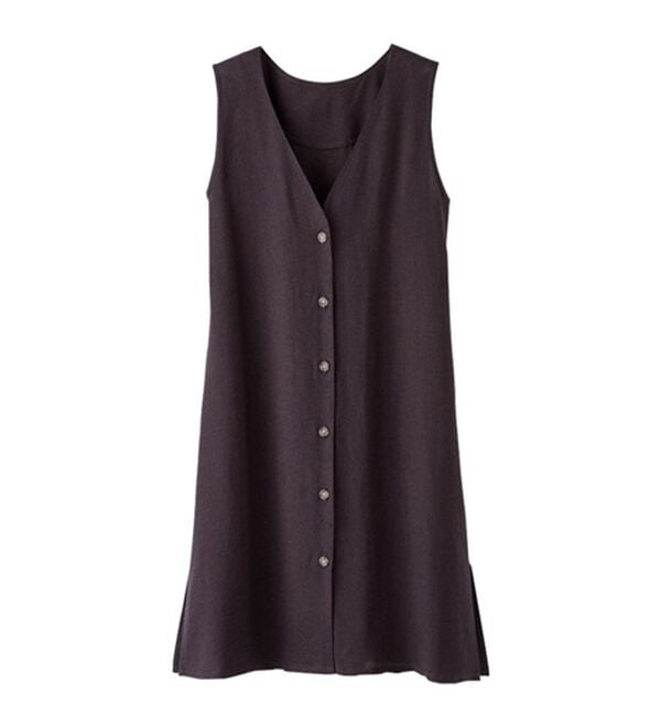 BELLUNA（ベルーナ）の「【２枚組】涼やかリネン混チュニックベスト（チュニック）」｜詳細画像