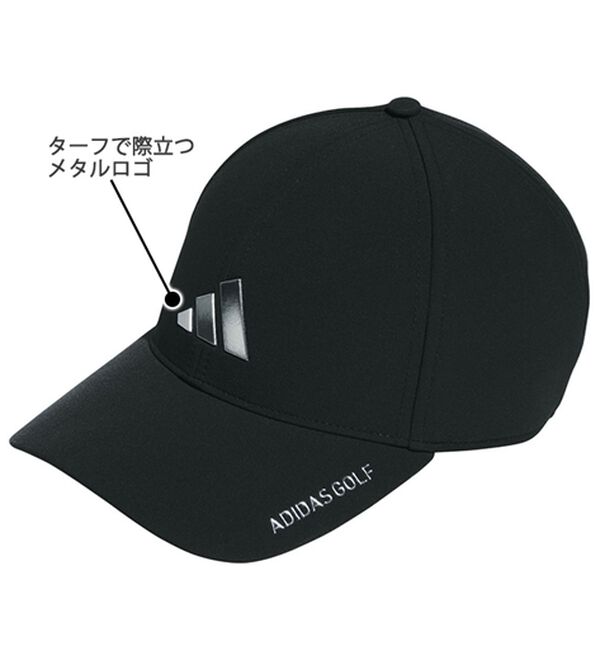 「＜アディダス＞メタルロゴキャップ（メンズ帽子）」｜詳細画像