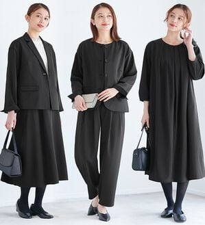 Viola e Viola（ヴィオラ エ ヴィオラ）の「６パターン選べる機能付スーツ＜洗える・防シワ・ストレッチ・抗菌防臭テープ・ＵＶカット＞（その他ワンピース）」｜詳細画像