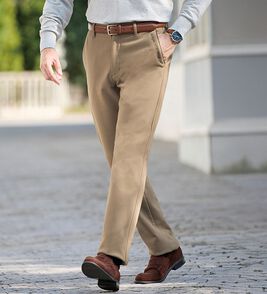 「＜ハッシュパピー＞らくらく暖かチノパンツ（メンズフルレングスパンツ）」