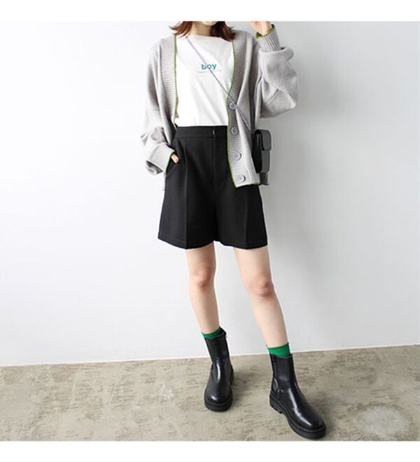 GeeRA（ジーラ）の「ＳＥＴＵＰ対応ハイウエストショートパンツ（その他パンツ）」｜詳細画像