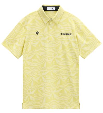 「＜ルコック＞マリンパラソルジャカード半袖シャツ（メンズシャツ）」