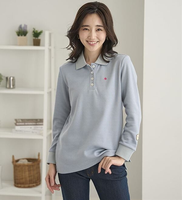 BELLUNA（ベルーナ）の「【ＰＯＬＯ　ＢＣＳ】裏起毛かのこポロシャツ（ポロシャツ）」｜詳細画像