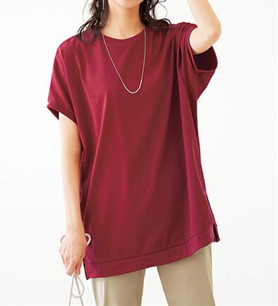 BELLUNA（ベルーナ）の「ヒンヤリ快適！華奢見せドルマンチュニック（チュニック）」