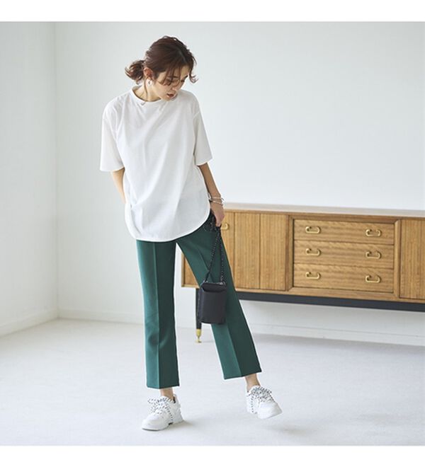 GeeRA（ジーラ）の「プリントチュニックＴシャツ（カットソー）」｜詳細画像