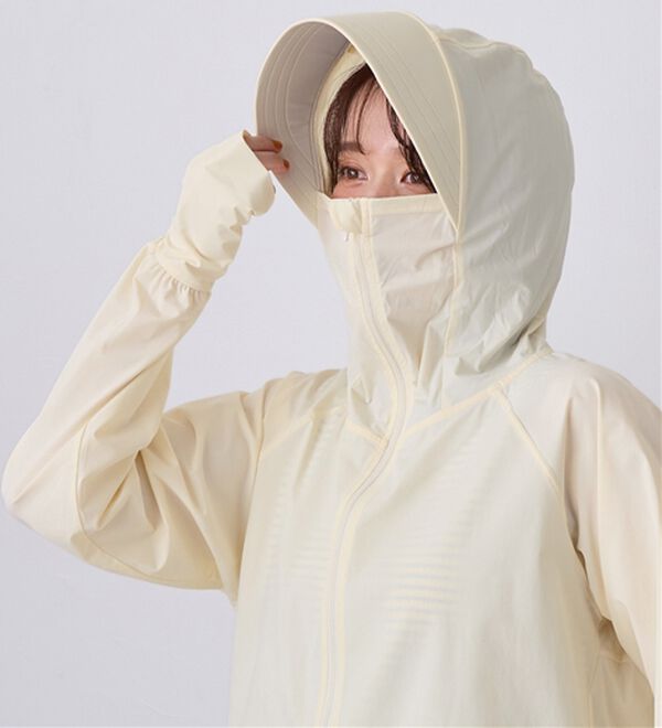 Viola e Viola（ヴィオラ エ ヴィオラ）の「＜水陸両用＞紫外線カット！万能パーカー（パーカー）」｜詳細画像