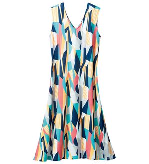 ルフラン（ルフラン）の「選べる！華やぎジャンパードレス（ジャンパースカート）」｜幾何柄