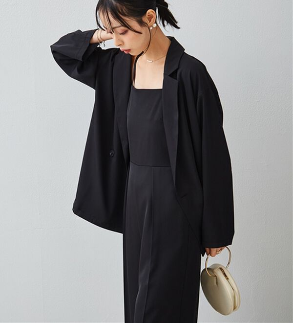 RANAN（ラナン）の「ジャケット＆サロペットドレスセット（パンツスーツ）」｜詳細画像