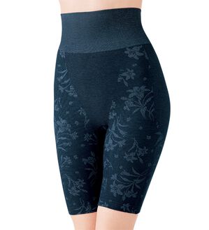 5色組】綿混ジャカードロングショーツガードル - ベルーナ【公式】