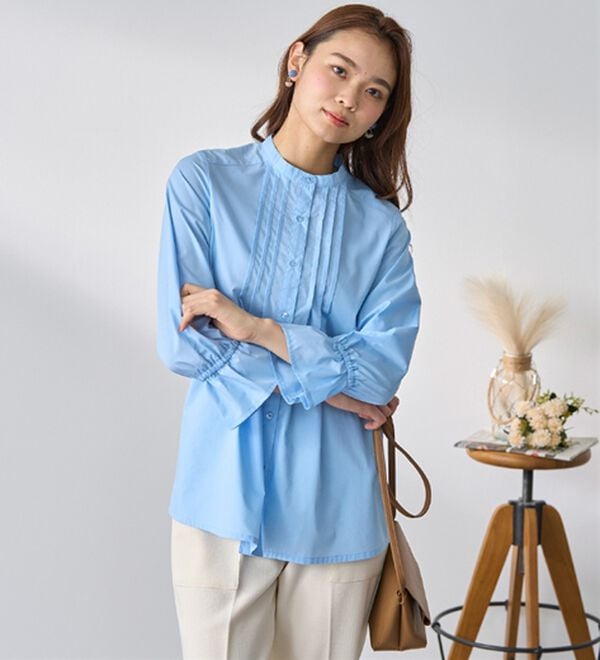 BELLUNA（ベルーナ）の「綿混素材春色ブラウス（ブラウス）」｜詳細画像
