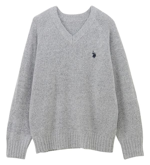 GeeRA（ジーラ）の「【U.S. POLO ASSN.】Ｖネックニット（ニット・セーター）」｜詳細画像