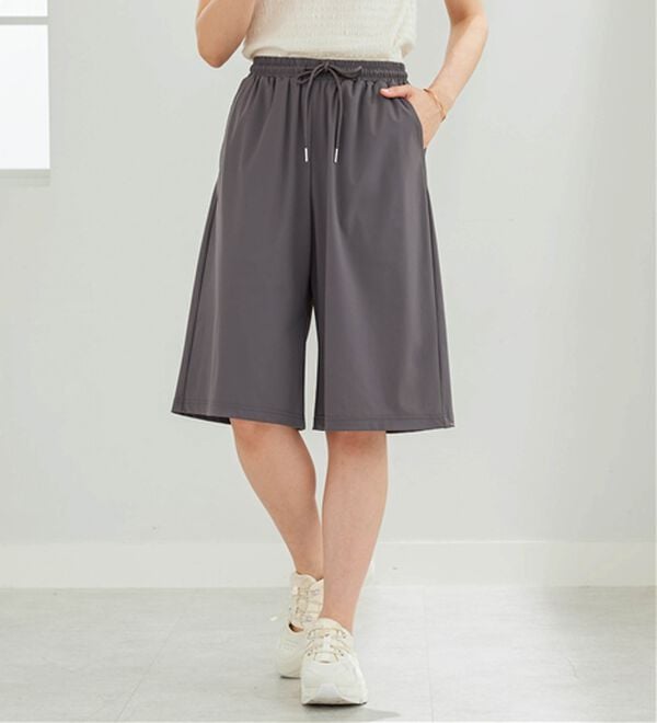 BELLUNA（ベルーナ）の「ヒンヤリ爽快！ゆったりハーフパンツ（その他パンツ）」｜詳細画像