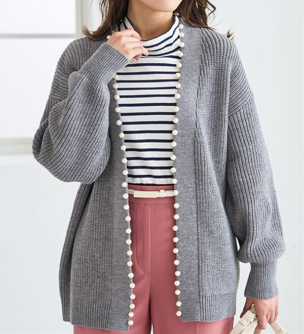 BELLUNA（ベルーナ）の「吸湿発熱ハイネックプルオーバー（カットソー）」｜詳細画像