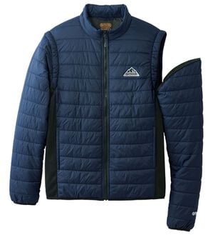 「＜アウトドアプロダクツ＞中わた２ＷＡＹジャケット（メンズコート）」｜ネイビー