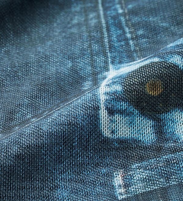 ルフラン（ルフラン）の「お洒落なデニムプリントジャケット（その他ジャケット）」｜詳細画像