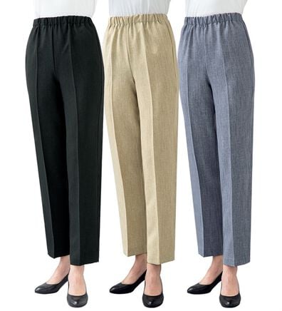 ルフラン（ルフラン）の「【３本組】日本製さら快！吸水速乾パンツ（テーパードパンツ）」