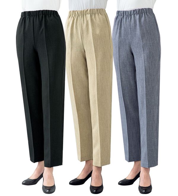 ルフラン（ルフラン）の「【３本組】日本製さら快！吸水速乾パンツ（テーパードパンツ）」｜詳細画像