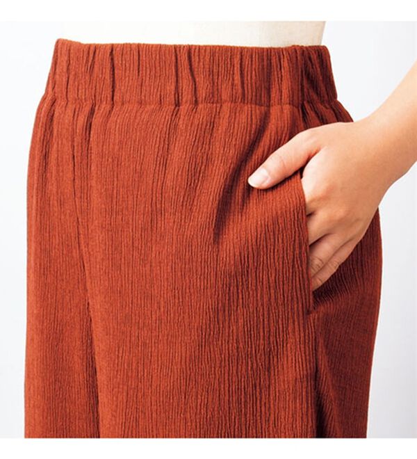 VINNO（ヴィノ）の「ストレッチ素材・楊柳ラクかるパンツ（その他パンツ）」｜詳細画像