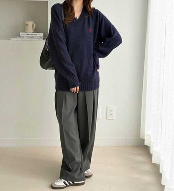 GeeRA（ジーラ）の「【Ｕ．Ｓ．ＰＯＬＯ　ＡＳＳＮ．】Ｖネックニット（ニット・セーター）」｜詳細画像