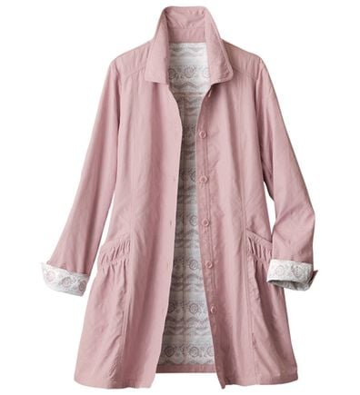 ルフラン（ルフラン）の「ベーシックで華やかな軽量コート（ハーフコート）」