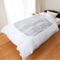 「白掛カバー・ワンタッチシーツ２点セット（掛布団カバー）」