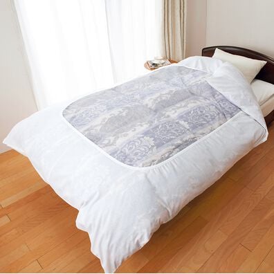 「白掛カバー・ワンタッチシーツ２点セット（掛布団カバー）」