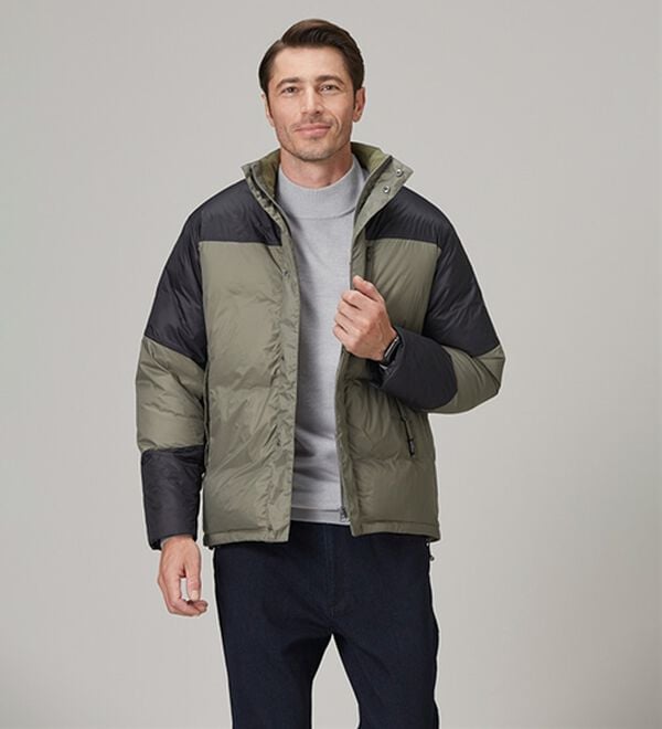 「＜コムルヴァン・オム＞洗えるフレンチダウン切替ジャケット（メンズダウンジャケット）」｜詳細画像