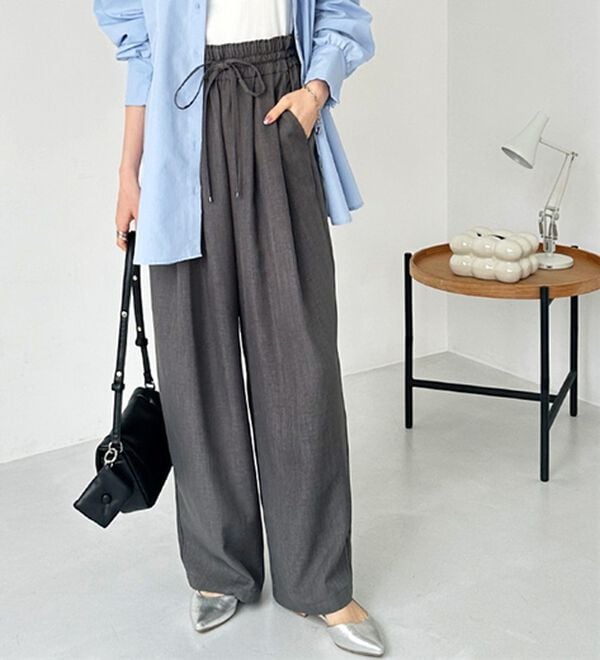 GeeRA（ジーラ）の「【体型カバー】上品なのにラクちんワイドパンツ（フルレングスパンツ）」｜詳細画像