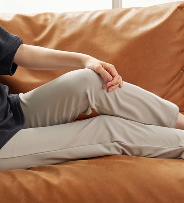 BELLUNA（ベルーナ）の「【はき心地抜群！】ヒンヤリなめらかナタデココパンツ（フルレングスパンツ）」｜詳細画像