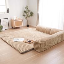 iellio（イエリオ）の「ゆったり・まったりクッション一体型ラグ専用カバー（ラグ）」