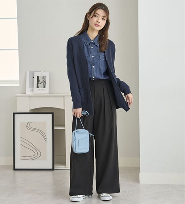 BELLUNA（ベルーナ）の「Ｇジャン未満の軽やかライトオンスデニムシャツ（シャツ）」｜詳細画像