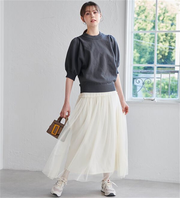 ボリュームパフスリーブニットトップス - ベルーナ【公式】