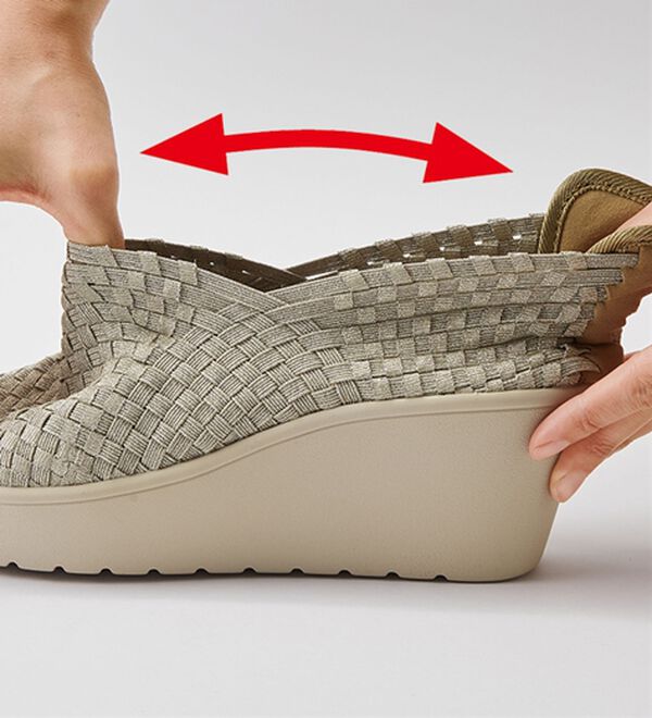 ルフラン（ルフラン）の「ゴムゴム　Ｖカットメッシュ厚底シューズ（メンズスニーカー）」｜詳細画像