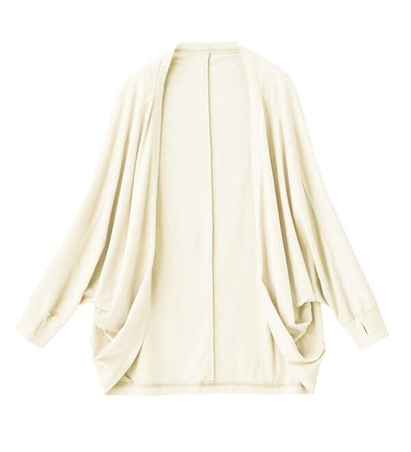 GeeRA（ジーラ）の「接触冷感！ドルマンカットソーカーディガン（ニットカーディガン）」｜詳細画像