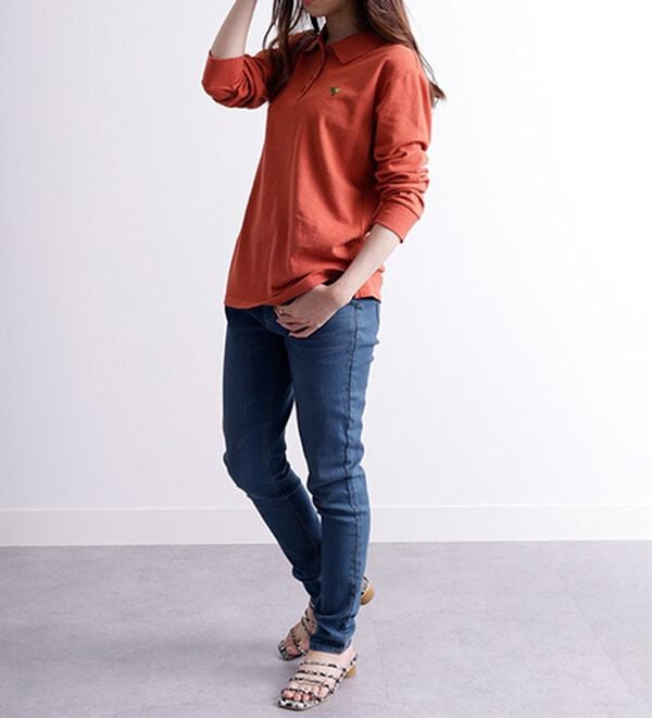 ルフラン（ルフラン）の「ナノプラチナ加工長袖ポロシャツ（ポロシャツ）」｜詳細画像