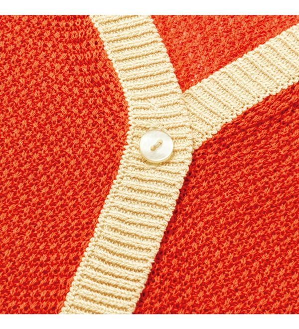 VINNO（ヴィノ）の「前後２ＷＡＹニットカーディガン（ニットカーディガン）」｜詳細画像