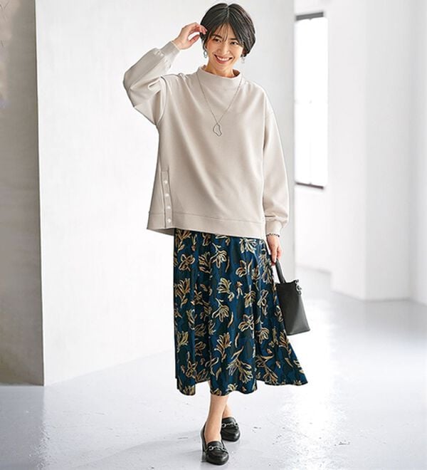 着映えプリントフレアスカート - ベルーナ【公式】