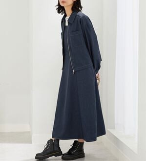 BELLUNA（ベルーナ）の「麻調ジャケット&times;キャミワンピアンサンブル（その他ワンピース）」｜詳細画像