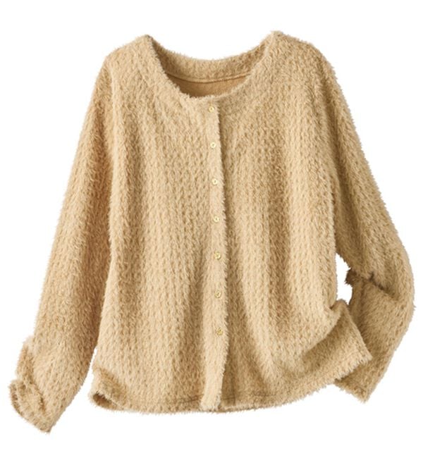 BELLUNA（ベルーナ）の「秋の風を感じたら　薄手シャギーカーディガン（その他カーディガン）」｜詳細画像