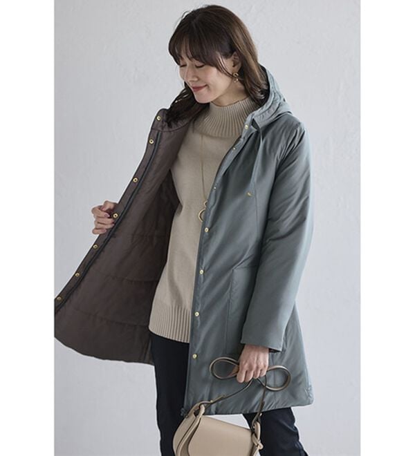 BELLUNA（ベルーナ）の「【Ａｉｒｙ＆Ｗａｒｍ】エアリーライトウォームコート（ハーフコート）」｜詳細画像