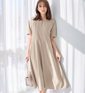 alotta（アロッタ）の「【4つの機能付】タック袖Ａラインワンピース（その他ワンピース）」｜詳細画像